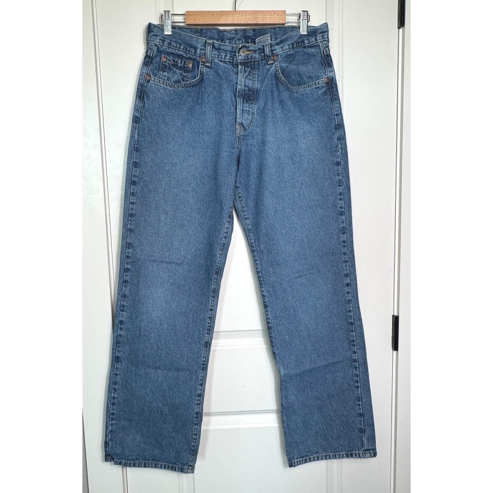 Lucky Brand Dungarees America Jeans Womens Size‎ 14 Blue Denim Button Fly